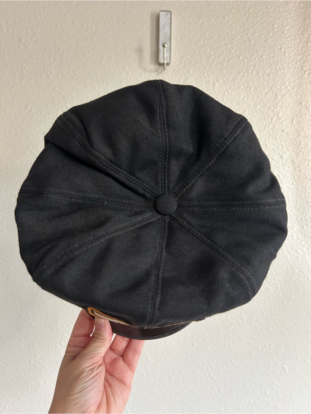 Vintage Harley Davidson Captains Hat Motorcycle Wool Cap Size L - Picture 5 of 10